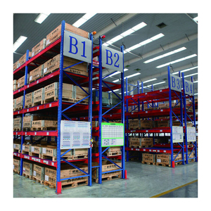 Industrial Pallet Racking System Spliced Steel Drop-Over Deck Panel Warehouse Storage Rack 2000kg Heavy Duty