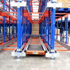 Factory Customizable Heavy-Duty 2-Way Automated Shuttle Rack Metal Radio Shuttle Racking Storage System