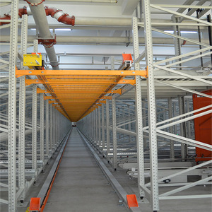 Corrosion Protected Pallet Shuttle Racking System Radio Shuttle Warehouse Storage Rack