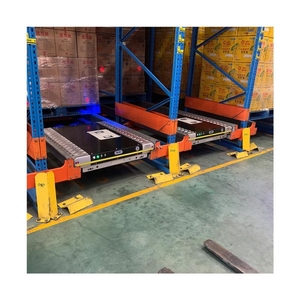 Blue Orange Customizable Industrial Stacking Racks Heavy Duty Steel Pallet Rack System