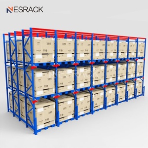 Drive-In Heavy Duty Steel Pallet Rack with 2000kg Load Capacity Seismic Reinforcement