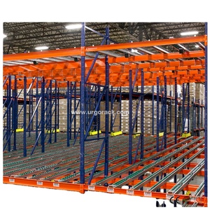 URGO Professional Intensive Storage Flow Rack Roller Pallet Racking For Gravity Racks