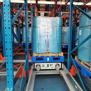 High Intelligent Automated Pallet Runner Radio Four Way Shuttle Rack System