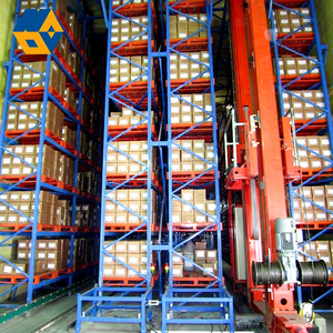 NOVA Automated Storage and Retrieval System ASRS Stacker Crane Pallet Warehouse Animation Rack System