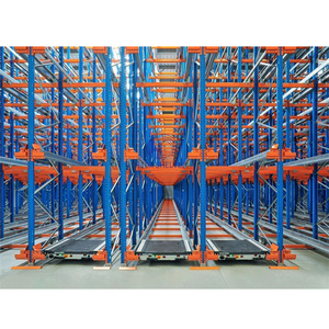 High-Density Shuttle Rack System Asrs 4-Way Shuttle Racking