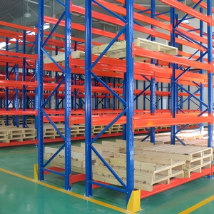 Steel Heavy Duty Double Deep 5 Pallet Rack High Density Warehouse Racking System Space Saving Reach Truck Access OEM Supplier
