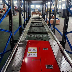 Automated Stackable Metal Shelves Storage Racks Warehouse ASRS Pallet Shuttle Racking System